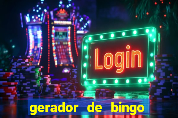 gerador de bingo de palavras